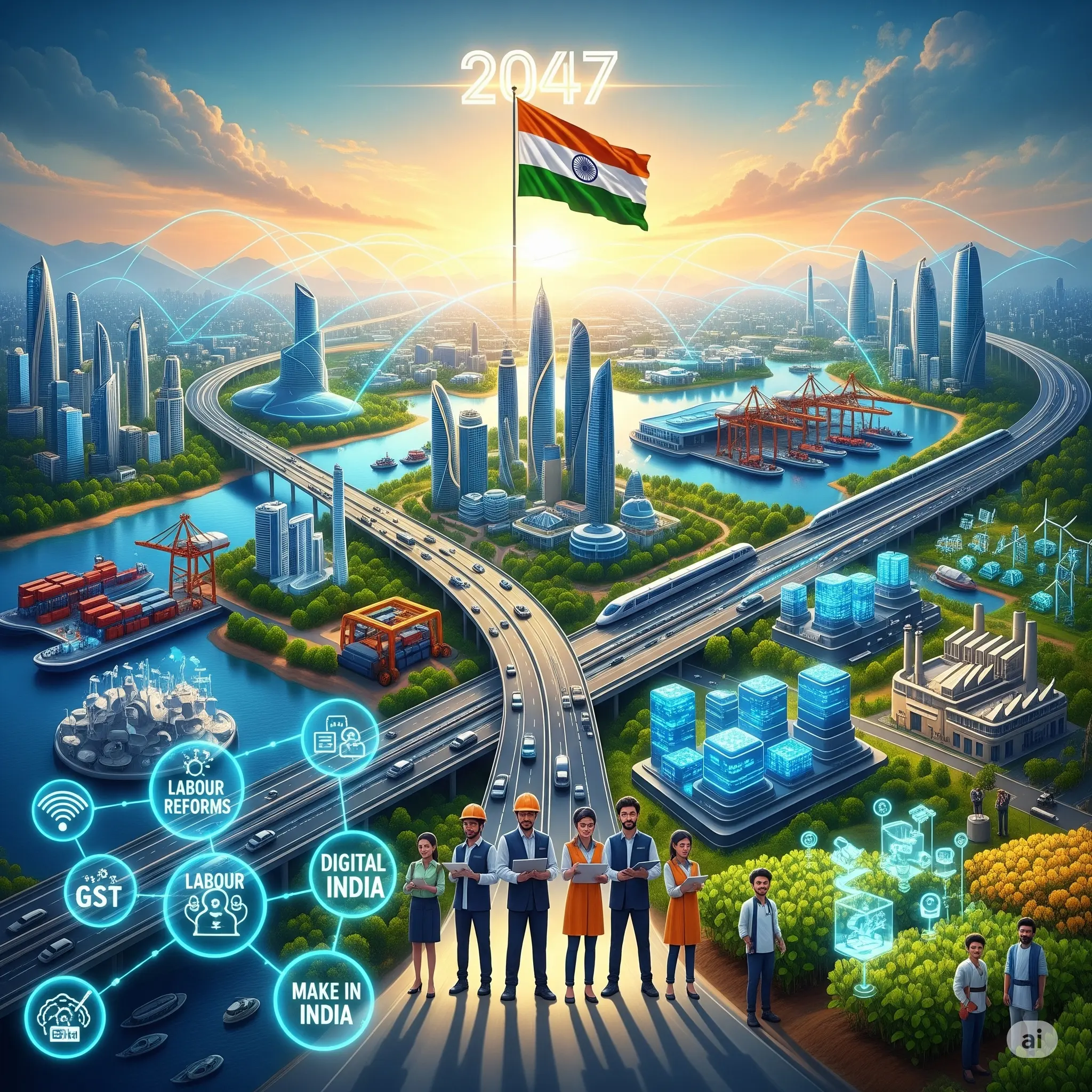 CII Reform Roadmap for Viksit Bharat 2047: GST, Trade, Labour & Industry Reforms Explained