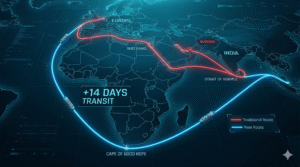Hormuz Crisis Impact on Indian Trade: Freight Costs Surge 50% as Ships Reroute via Cape of Good Hope